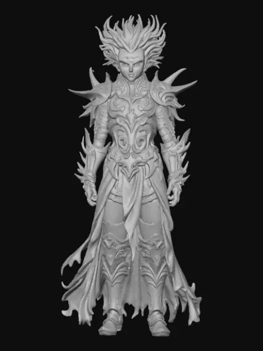 3D model for High detail, Chaos aura