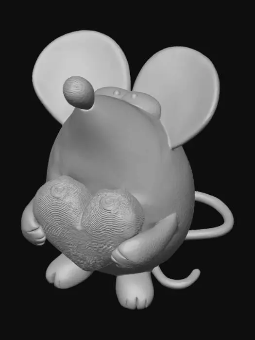 3D model for Heartfelt Mouse