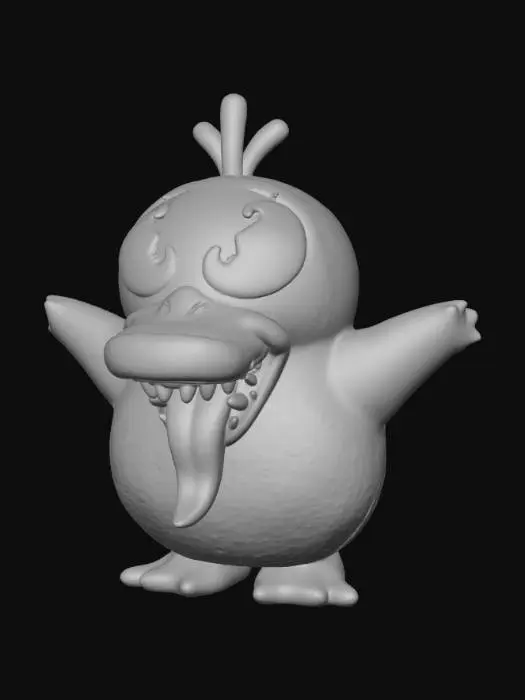 3D model for Quirky Crow Creature