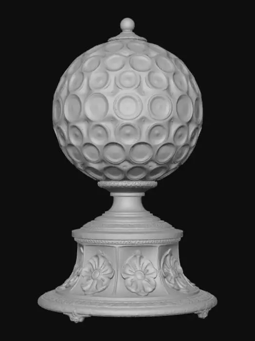 3D model for High detail, extravagant, tabletop bubbly, fantasy decoration, with extravagant fantasy base and backdrop.
