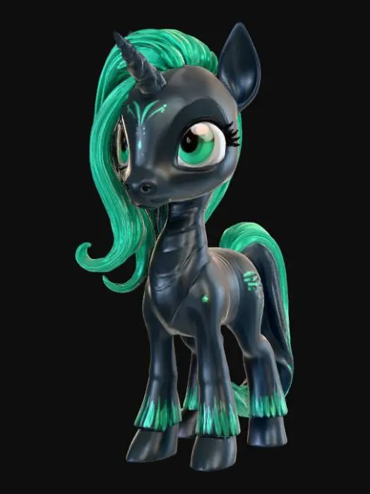 3D model for Xenomorph my little pony