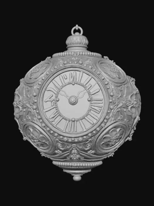 3D model for High detail, christmas, with gothic clockwork design, #Christmas2025#