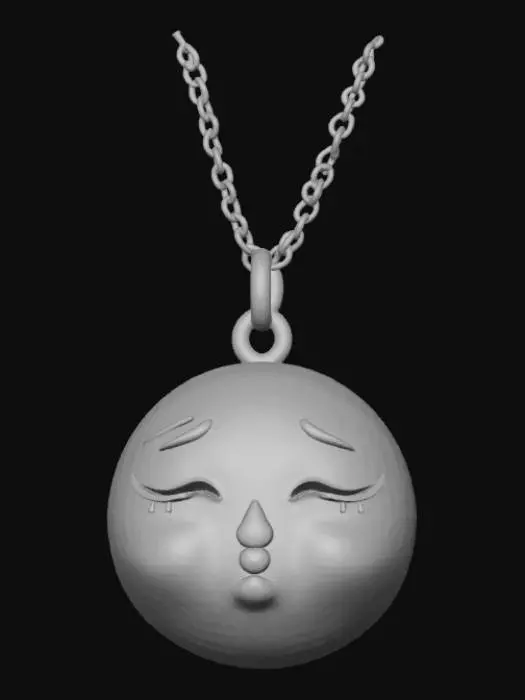 3D model for Im tired pendant