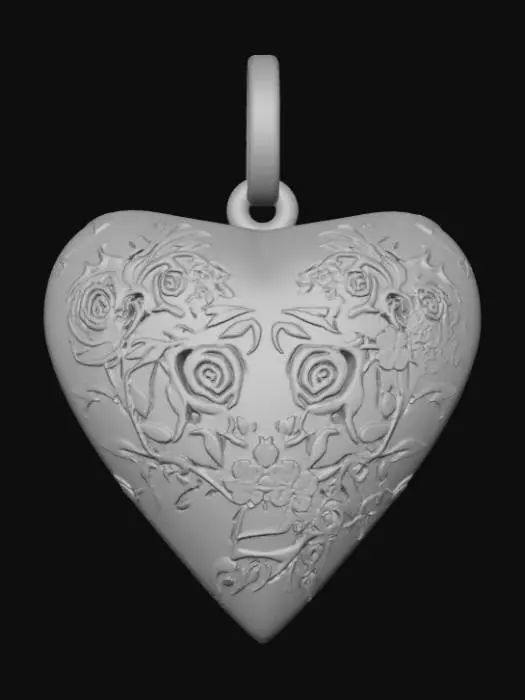 3D model for High Detail, valentines charm, no chain