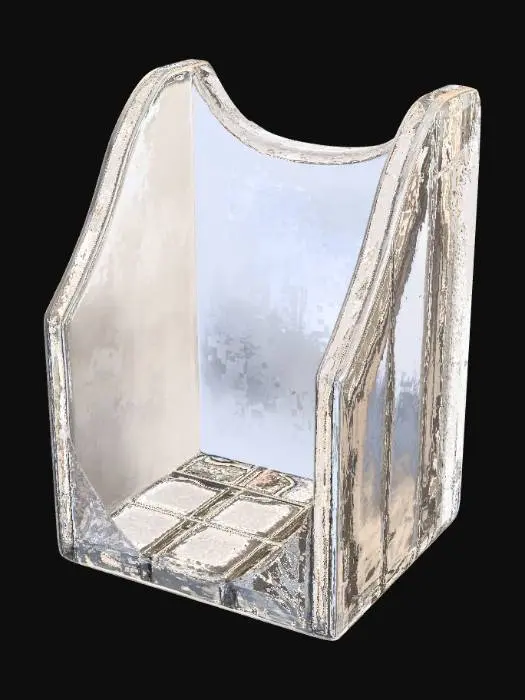 3D model for Acrylic slotted magazine holder