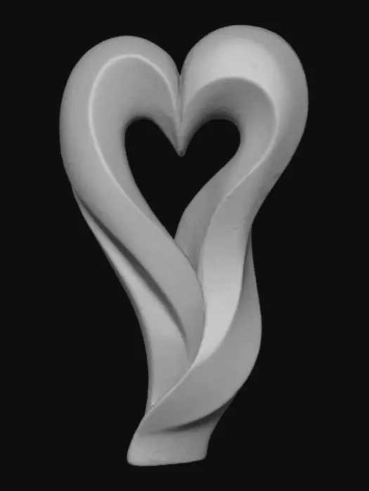 3D model for High detail, abstract, heart felt, "I'm Sorry"