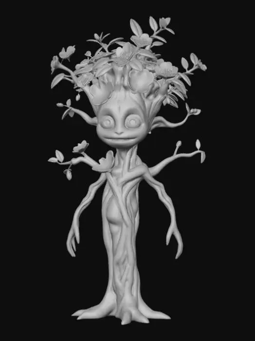 3D model for Anime Tree Ent