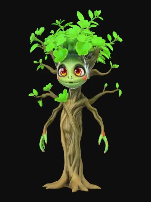 3D model for Anime Tree Ent