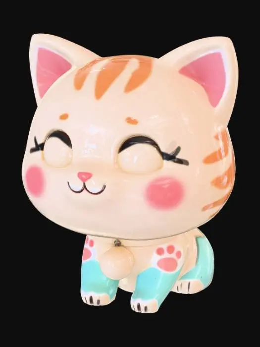 3D model for Smooth detail, kawaii tabletop decoration