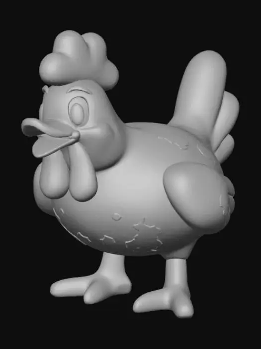 3D model for High detail, ridiculous, cartoon, weapon