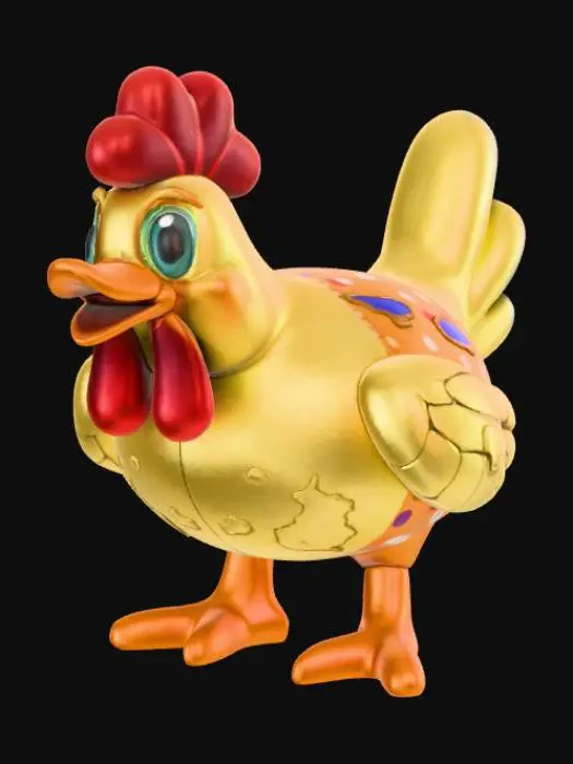 3D model for High detail, ridiculous, cartoon, weapon