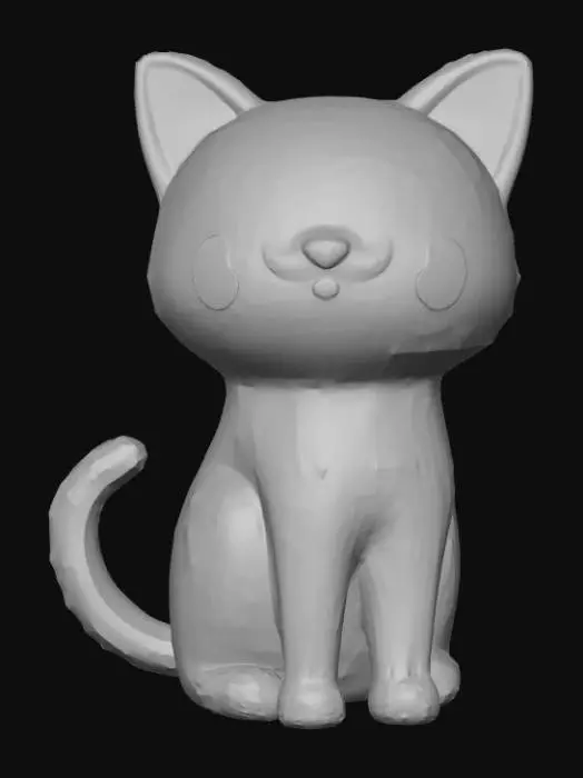 3D model for Low Detail, animal pendant, charm, no chain