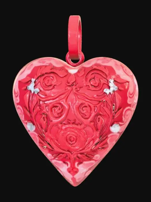 3D model for High Detail, valentines charm, no chain