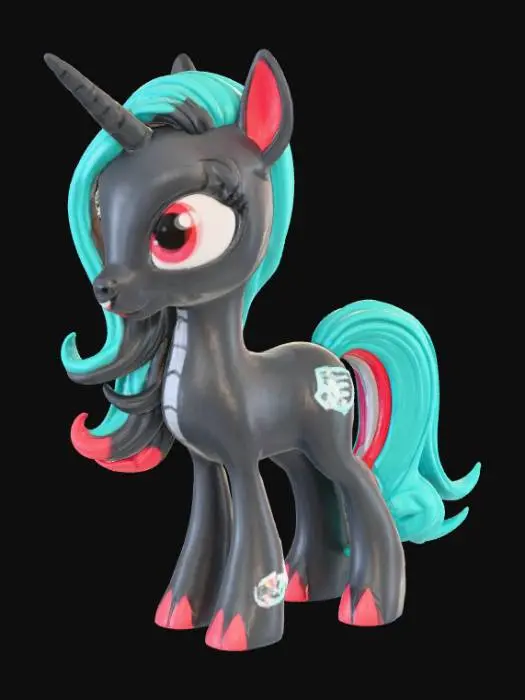 3D model for Xenomorph my little pony