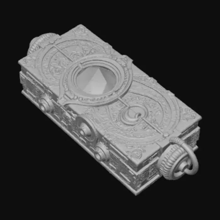 3D model for Mythical, high detail, magical device.