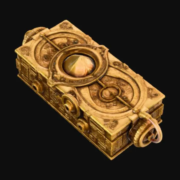 3D model for Mythical, high detail, magical device.
