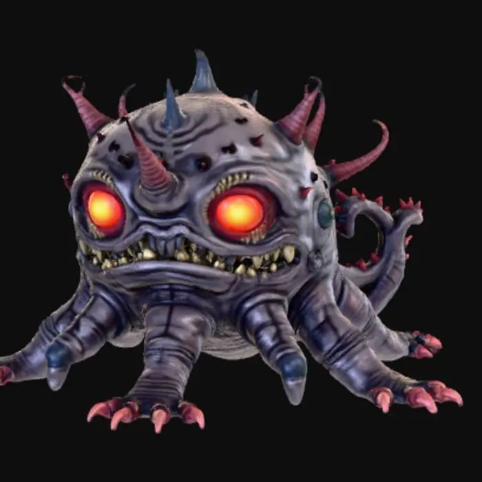 3D model for The Monstrous Glob fantasy monster
