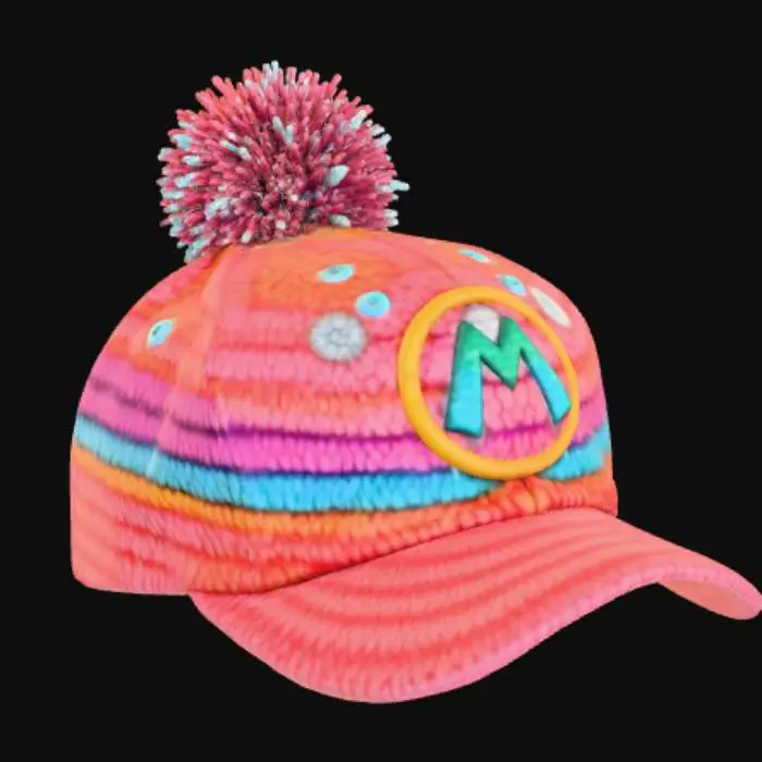 3D model for Video game hat