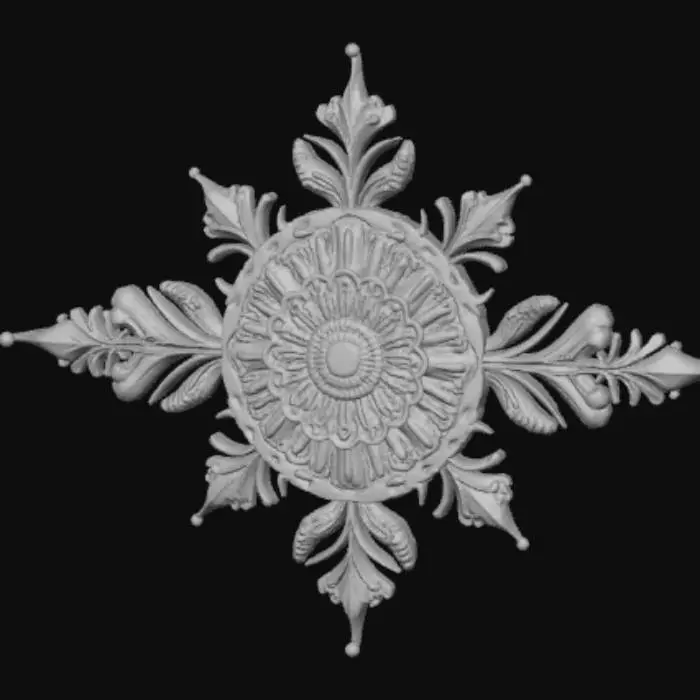 3D model for Flat Henna Tattoo design only.