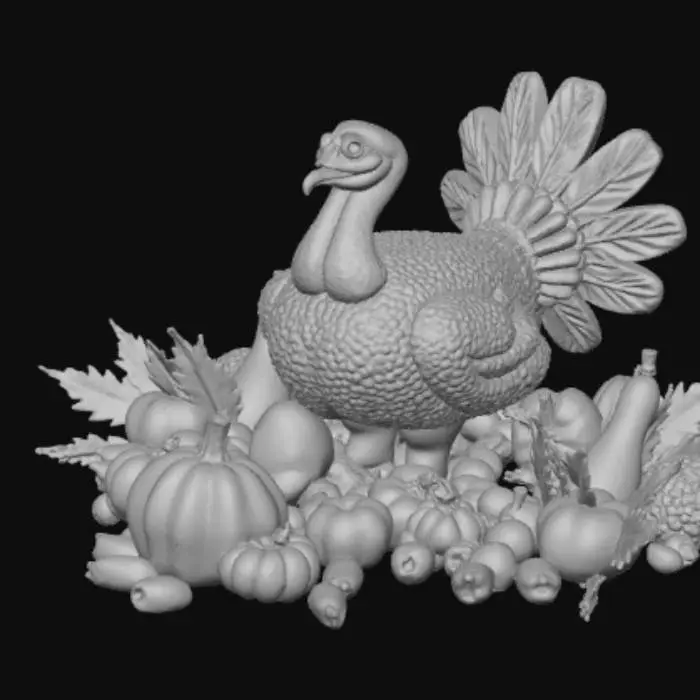 3D model for High detail, extravagant, abstract, #Thanksgiving#