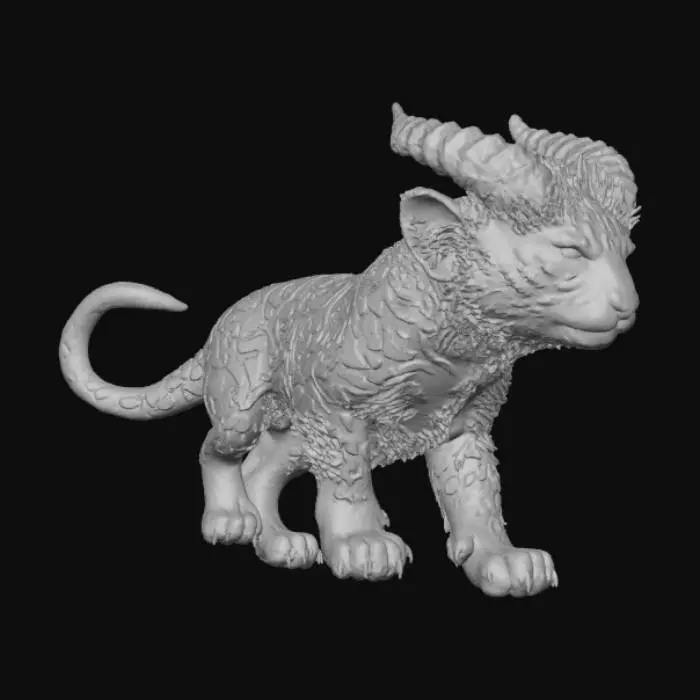 3D model for Mystical Leopard Cub
