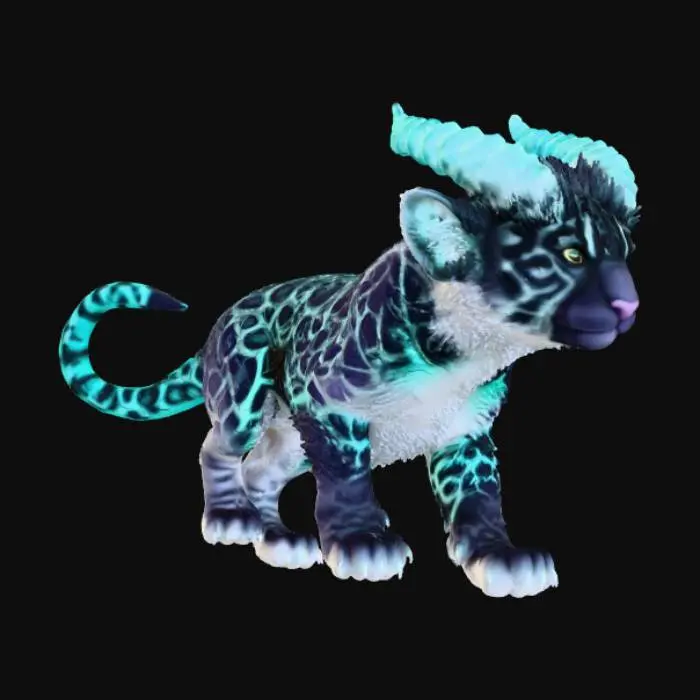 3D model for Mystical Leopard Cub