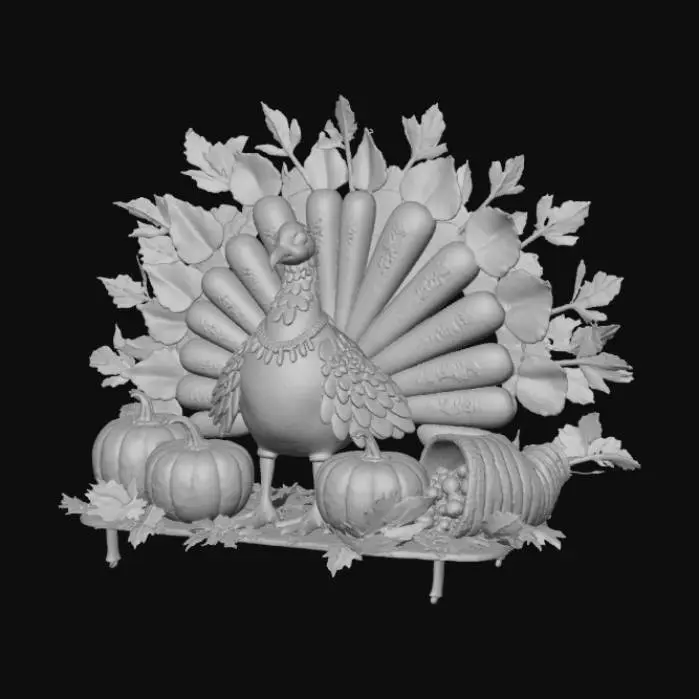 3D model for High detail, Wall Decor, with thanksgiving design, #Thanksgiving#