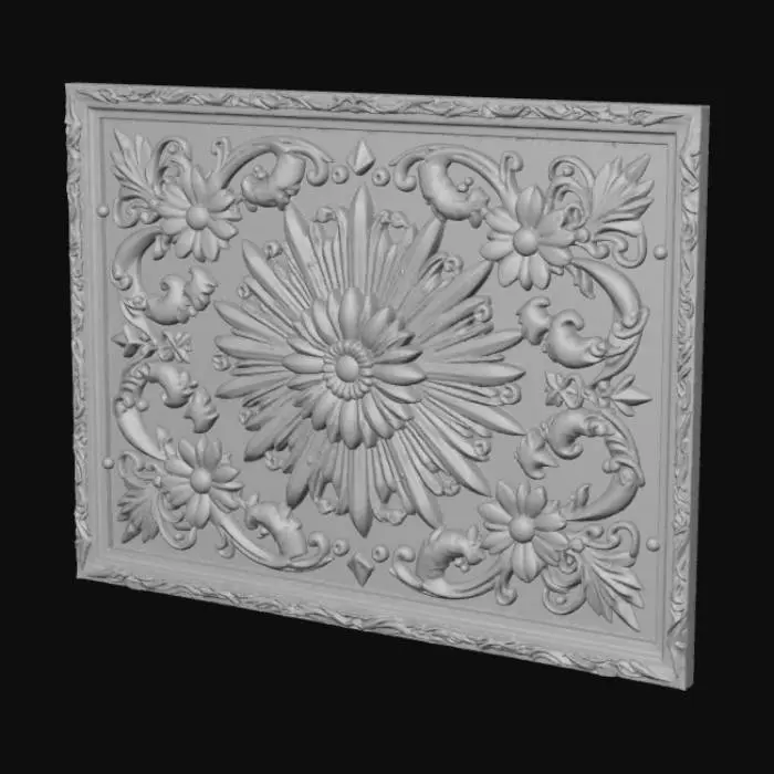 3D model for High detail, legendary, extravagant, wall art decoration.