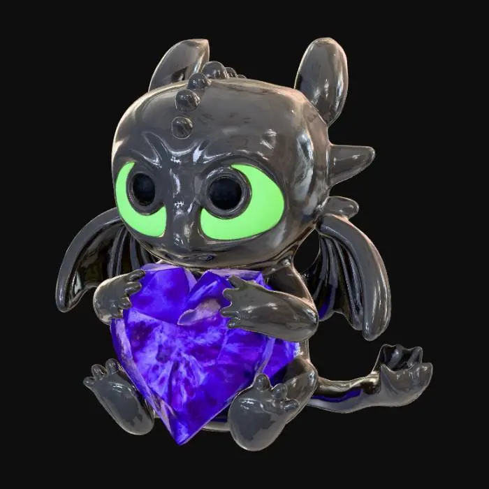 3D model for Toothless Jewel
