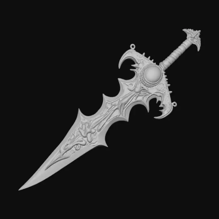 3D model for High detail, legendary, anime, extravagant, Artifact weapon