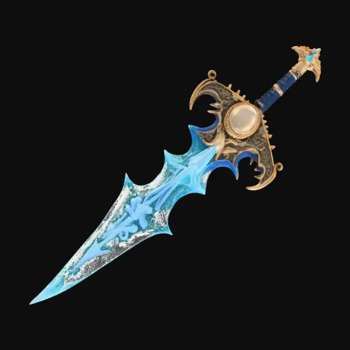 3D model for High detail, legendary, anime, extravagant, Artifact weapon