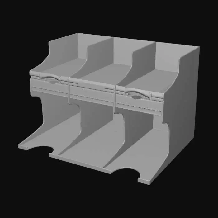 3D model for Clear Acrylic Organizer