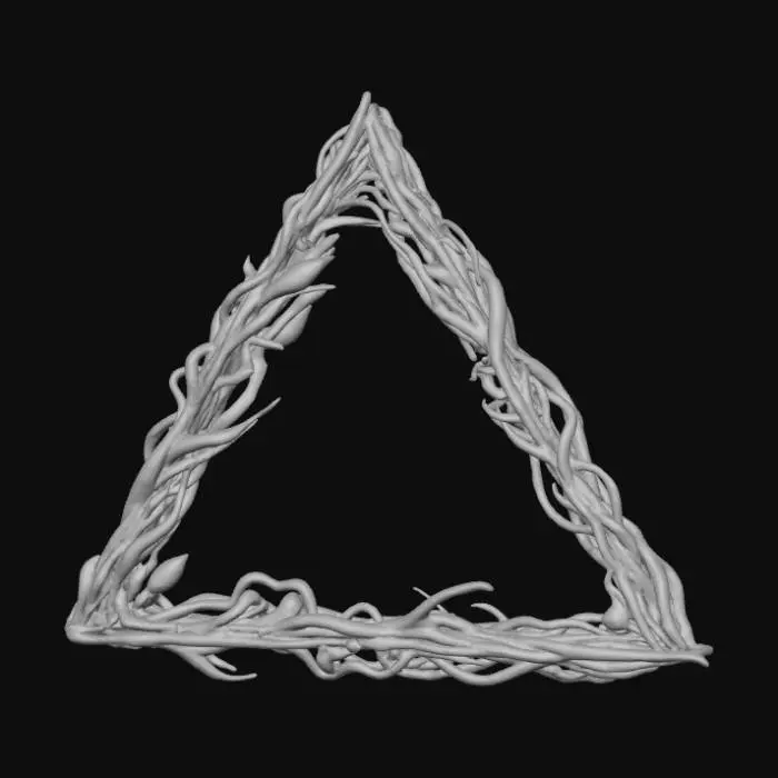 3D model for High detail, abstract, bermuda triangle.