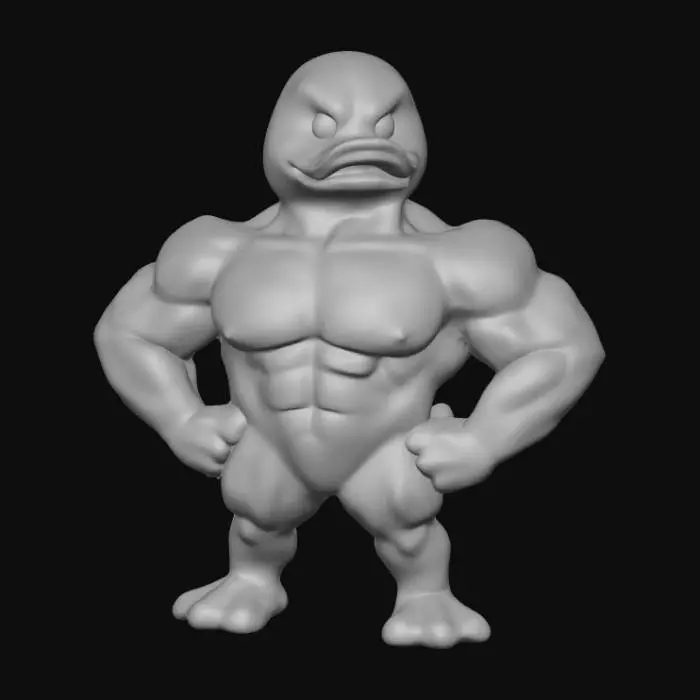 3D model for Duckzilla