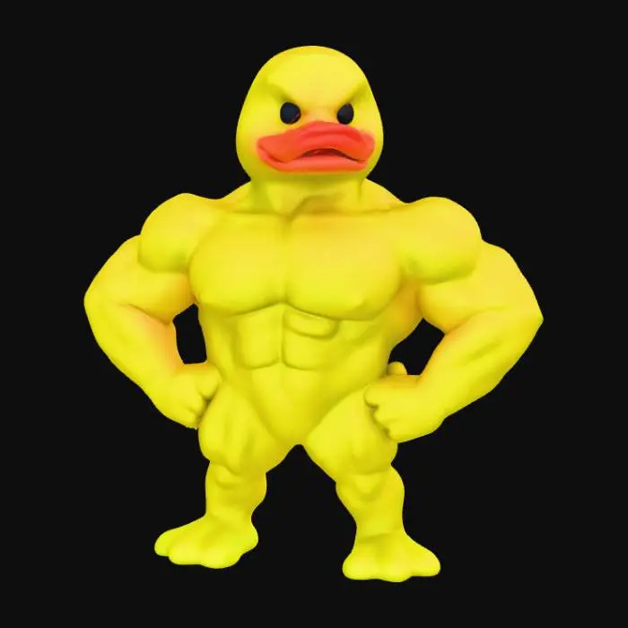 3D model for Duckzilla