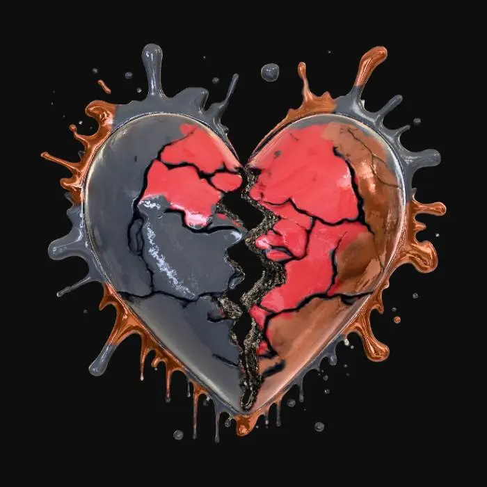 3D model for Logo music band with: Heart Breaking Confusion.