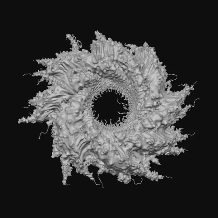 3D model for High detail, abstract, infinite void