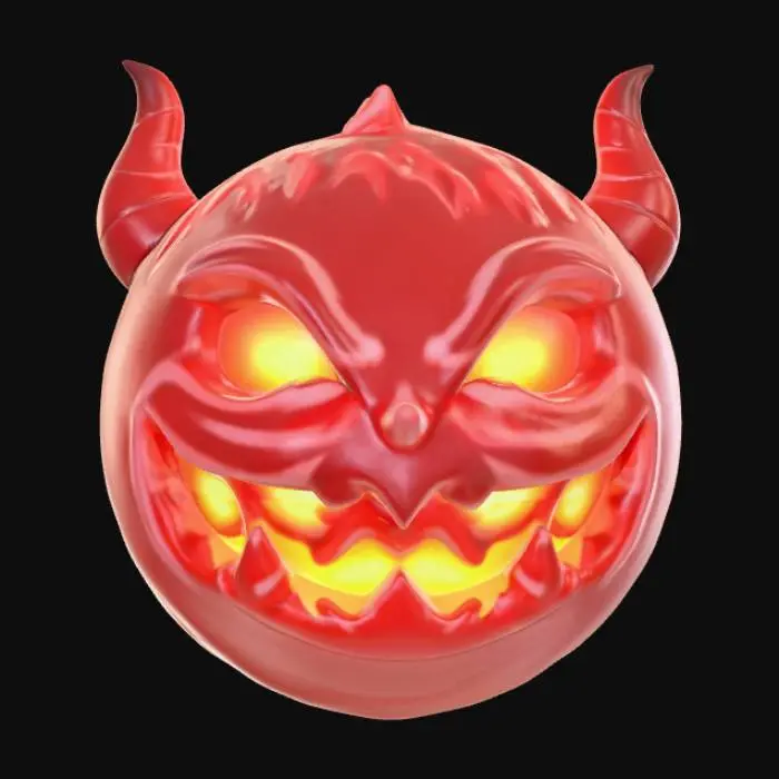 3D model for Hellfire Emoticon