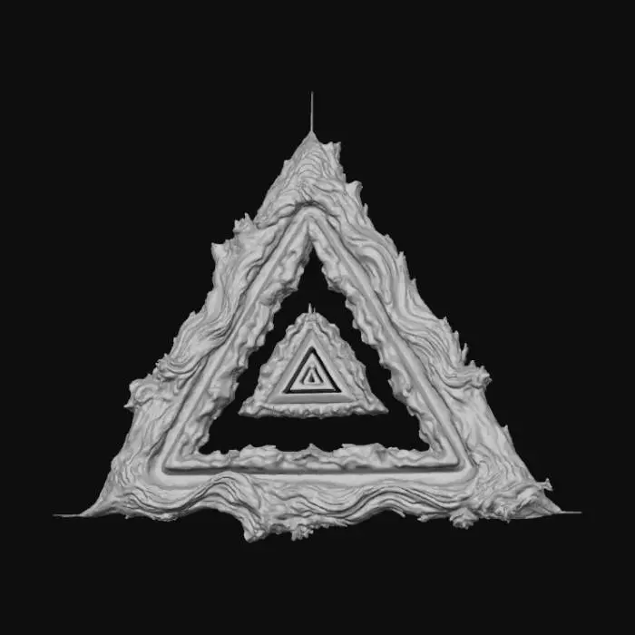 3D model for High detail, abstract, bermuda triangle.