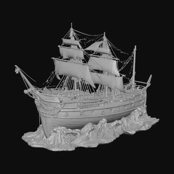 3D model for High detail, abstract, Davy Jones' Locker