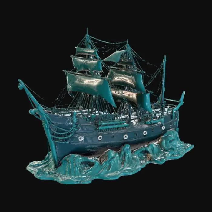 3D model for High detail, abstract, Davy Jones' Locker
