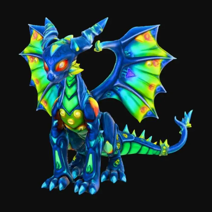 3D model for Luminous Dragon