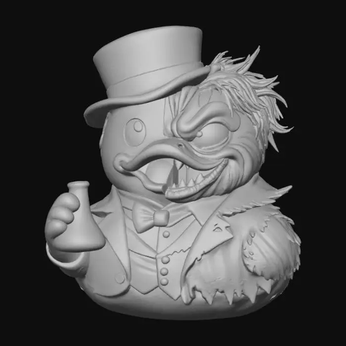 3D model for Jeckle and Hyde rubber duck