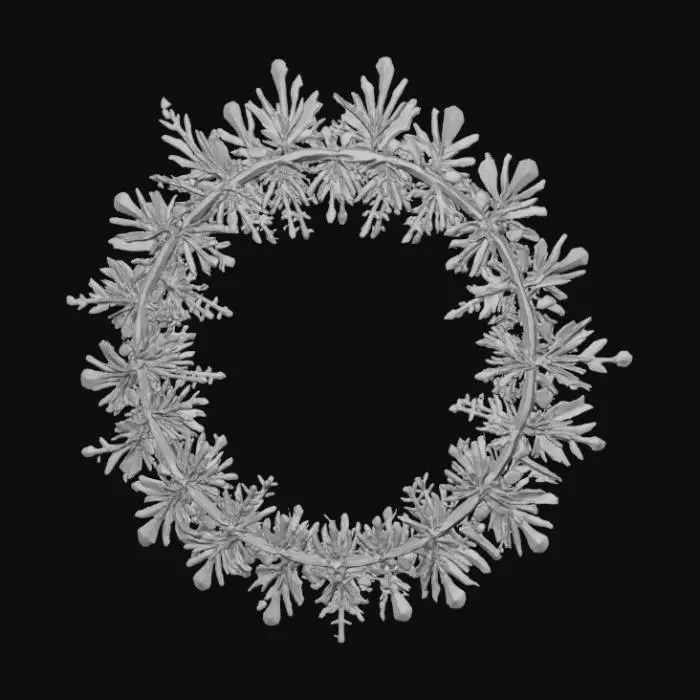 3D model for High deatil, magical, christmas portal to the north pole