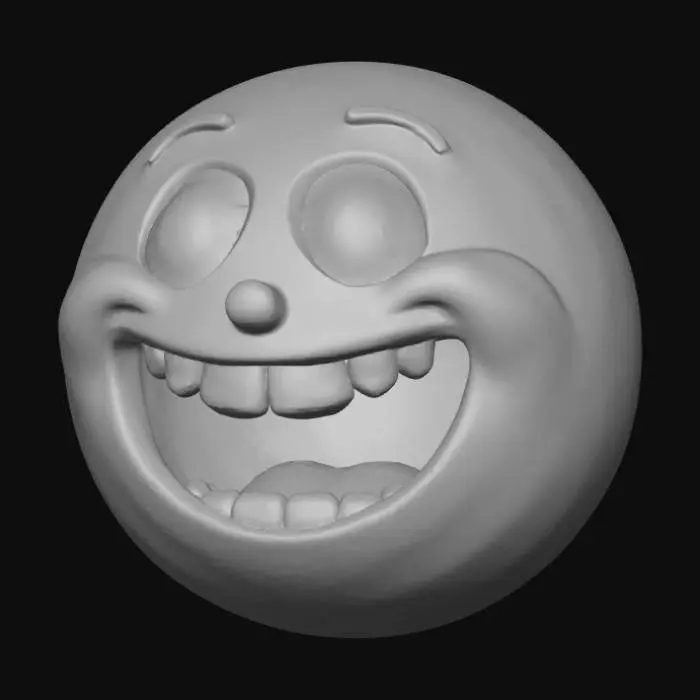 3D model for Giggle Emoticon
