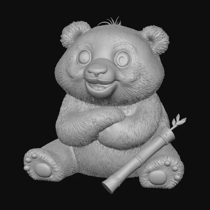 3D model for Panda Emoticon