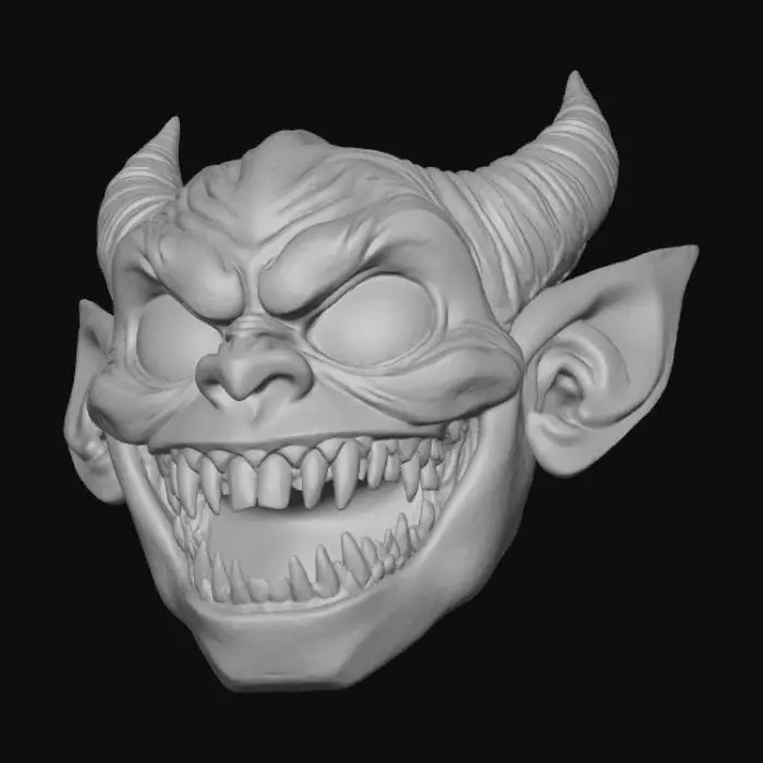 3D model for Hellfire Emoticon