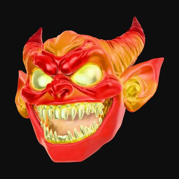 3D model for Hellfire Emoticon