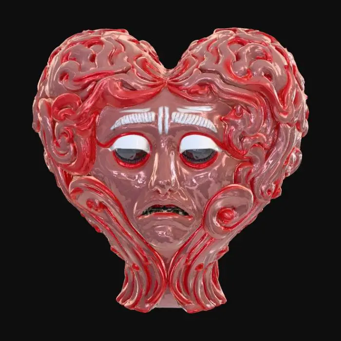 3D model for High detail, heart felt, "I'm Sorry"