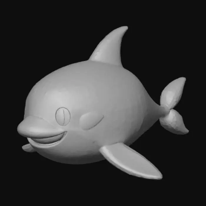 3D model for Orca whale Emoticon